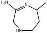 1H-1,4-Diazepin-3-amine,2,5,6,7-tetrahydro-5-methyl-(9CI) Struktur