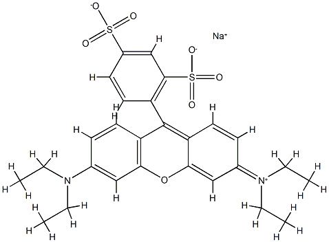 74871-35-5 Ammonium, (6-(diethylamino)-9-(2,4-disulfophenyl)-3H-xanthen-3-ylidene)diethyl-, hydroxide, inner salt, sodium salt