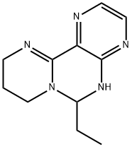 4H-Pyrimido[1,2-c]pteridine,6-ethyl-6,8,9,10-tetrahydro-(9CI) Structure