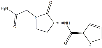 1H-Pyrrole-2-carboxamide,N-[1-(2-amino-2-oxoethyl)-2-oxo-3-pyrrolidinyl]-2,5- 结构式