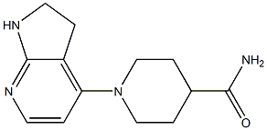 4-Piperidinecarboxamide,N-(2,3-dihydro-1H-pyrrolo[2,3-b]pyridin-4-yl)-(9CI) 化学構造式