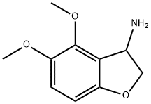 3-Benzofuranamine,2,3-dihydro-4,5-dimethoxy-(9CI) Struktur