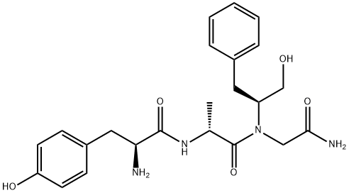 L-Tyr-D-Ala-Gly-[(S)-1-(Hydroxymethyl)-2-phenylethyl]-NH2 Structure