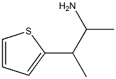 2-Thiopheneethanamine,  -alpha-,-bta--dimethyl- Struktur