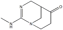1,3-Diazabicyclo[3.3.1]non-2-en-6-one,2-(methylamino)-(9CI) 结构式