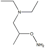 1-Propanamine,2-(aminooxy)-N,N-diethyl-(9CI) Struktur