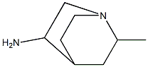 1-Azabicyclo[2.2.2]octan-3-amine,6-methyl-(9CI) Struktur