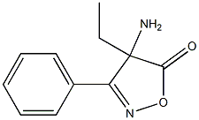 5(4H)-Isoxazolone,4-amino-4-ethyl-3-phenyl-(9CI) Structure