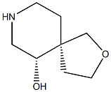 2-Oxa-8-azaspiro[4.5]decan-6-ol, (5R,6S)-rel- (9CI) Struktur