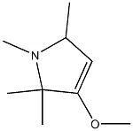 1H-Pyrrole,2,5-dihydro-3-methoxy-1,2,2,5-tetramethyl-(9CI) 结构式