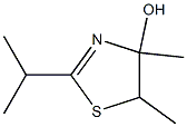4-Thiazolol,4,5-dihydro-4,5-dimethyl-2-(1-methylethyl)-(9CI) 结构式