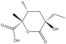 D-자일로-헥사르산,3,4-디데옥시-2-C-에틸-4-메틸-5-C-메틸-,1,5-락톤(9Cl)