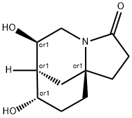 1H-7,10a-Methanopyrrolo[1,2-a]azocin-3(2H)-one, hexahydro-6,8-dihydroxy-, (6R,7S,8S,10aR)-rel- (9CI) 结构式