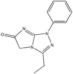 1H-Imidazo[2,1-c]-1,2,4-triazol-6(5H)-one,3-ethyl-1-phenyl-(9CI) Struktur