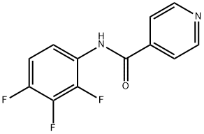 4-Pyridinecarboxamide,N-(2,3,4-trifluorophenyl)-(9CI),749888-60-6,结构式