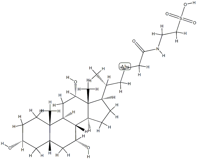 23-seleno-25-homotaurocholic acid Structure