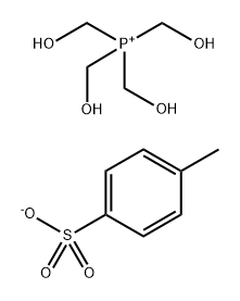 TETRAKIS(HYDROXYMETHYL)PHOSPHONIUMPARA-TOLUENESULPHONATE,75019-90-8,结构式