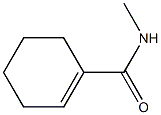 1-Cyclohexene-1-carboxamide,N-methyl-(7CI,9CI) Struktur