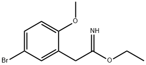 ethyl 2-(5-bromo-2-methoxyphenyl)acetimidate Structure