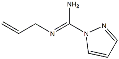 1H-Pyrazole-1-carboximidamide,N-2-propenyl-(9CI) 结构式