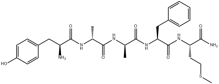 enkephalinamide-Met, Ala(2,3)- Structure