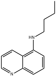 N-丁基-5-喹啉胺 结构式