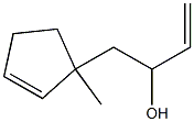 2-Cyclopentene-1-ethanol,alpha-ethenyl-1-methyl-(9CI) Structure