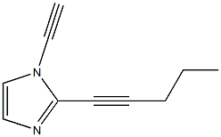 1H-Imidazole,1-ethynyl-2-(1-pentynyl)-(9CI)|