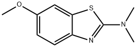 2-Benzothiazolamine,6-methoxy-N,N-dimethyl-(9CI) 结构式