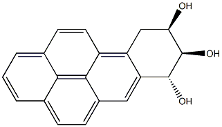 7,8,9,10-Tetrahydrobenzo[a]pyrene-7α,8β,9β-triol 结构式