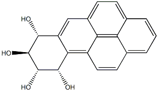 (7R)-7,8,9,10-Tetrahydrobenzo[a]pyrene-7β,8α,9β,10β-tetrol Struktur
