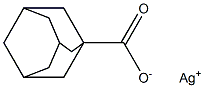 Tricyclo[3.3.1.13,7]decane-1-carboxylic acid silver(I) salt Structure
