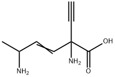 3-Hexenoicacid,2,5-diamino-2-ethynyl-(9CI),751429-41-1,结构式