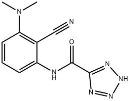 1H-Tetrazole-5-carboxamide,N-[2-cyano-3-(dimethylamino)phenyl]-(9CI)|