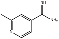4-Pyridinecarboximidamide,2-methyl-(9CI) Structure