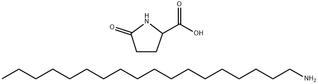 5-oxo-DL-proline, compound with octadecylamine (1:1)  Structure