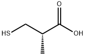 (2S)-2-methyl-3-sulfanylpropanoic acid, (S)-3-mercapto-2-methyl-propionic acid, (S)-3-mercapto-2-methylpropanoic acid, (S)-3-mercapto-2-methylpropanoicacid, 3-merkapto-2-D-methylpropanoic acid, 3-mercapto-2-methylpropionic acdi, 3-mercapto-2-methylpropionic acid|(S)-3-巯基-2-甲基丙酸