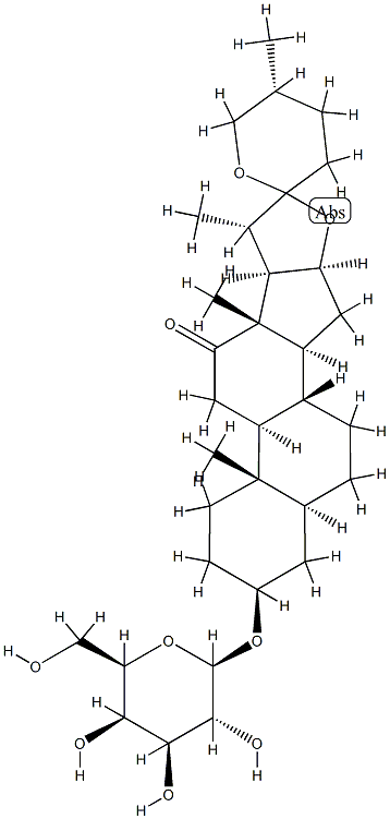 Agavoside A 化学構造式