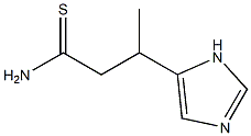 1H-Imidazole-4-propanethioamide,  -bta--methyl-  (9CI) 结构式