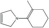 1H-Pyrrole,2,5-dihydro-1-(2-methyl-1-cyclohexen-1-yl)-(9CI) Structure