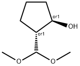 Cyclopentanol, 2-(dimethoxymethyl)-, (1R,2R)-rel- (9CI) 结构式