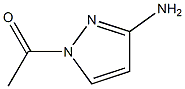 1H-Pyrazol-3-amine,1-acetyl-(9CI) Struktur