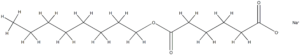 75239-52-0 Adipic acid 1-octyl 6-sodium salt