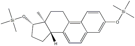 [(Estra-1,3,5,7,9-pentene-3,17β-diyl)bisoxy]bis(trimethylsilane) 结构式