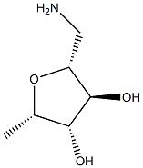 D-Glucitol, 6-amino-2,5-anhydro-1,6-dideoxy- (9CI) 化学構造式