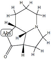 2H-Furo[2,3,4-hi]indolizin-2-one,octahydro-,(2aR,8aS,8bS)-rel-(9CI) Struktur