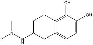 1,2-Naphthalenediol,6-(2,2-dimethylhydrazino)-5,6,7,8-tetrahydro-(9CI) 结构式