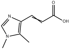 2-Propenoicacid,3-(1,5-dimethyl-1H-imidazol-4-yl)-(9CI) Structure