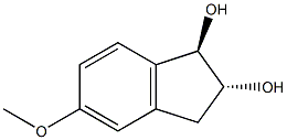 1H-Indene-1,2-diol,2,3-dihydro-5-methoxy-,(1R,2R)-rel-(9CI) Struktur