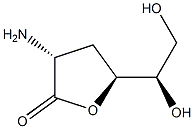 D-ribo-Hexonic acid, 2-amino-2,3-dideoxy-, gamma-lactone (9CI)|